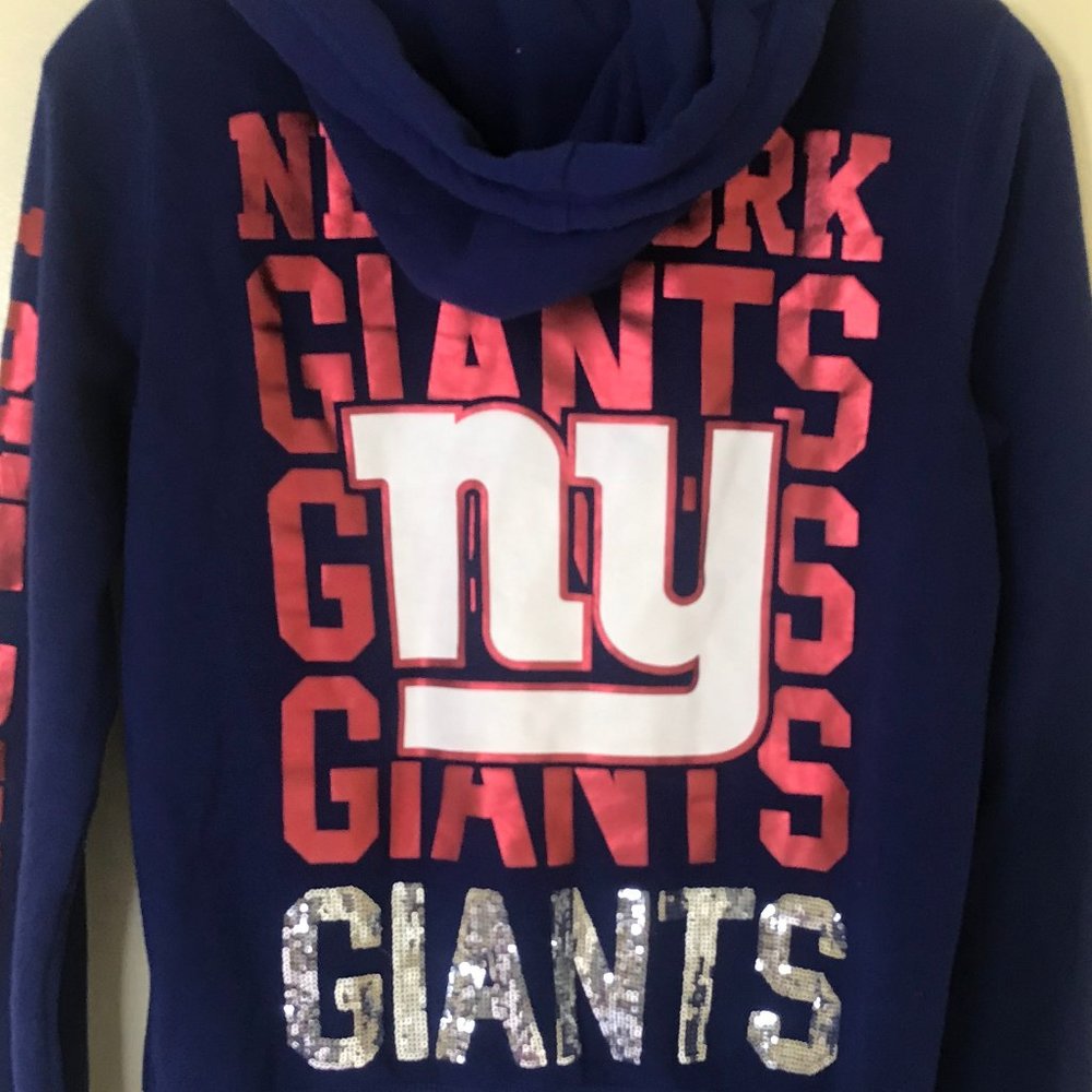 Victoria Secret PINK Sequin NY Giants Hoodie